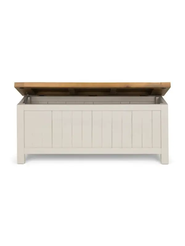 Aspen Storage Bench - Grey Wash - Image 8
