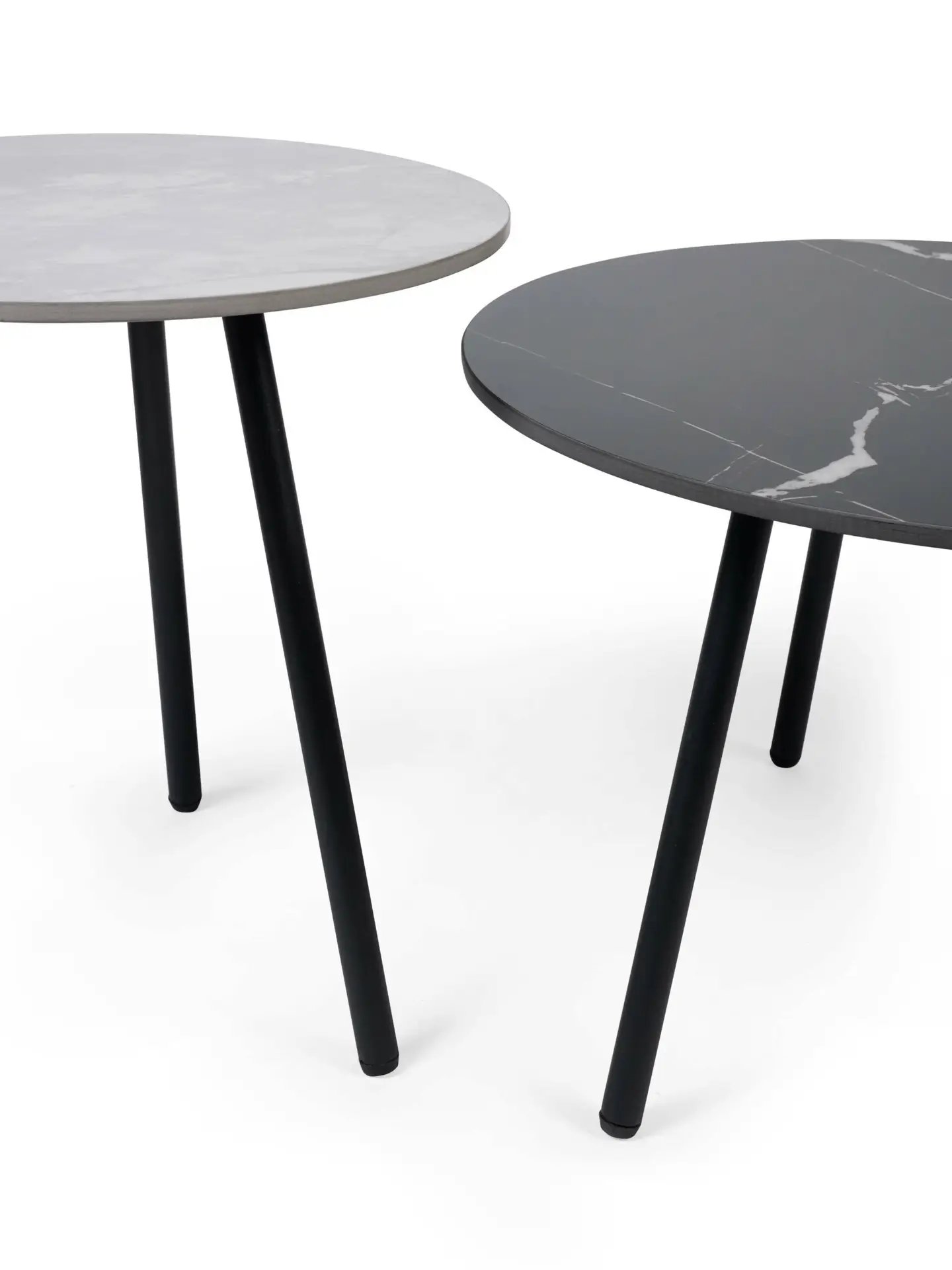 Casper Set of Side Tables Grey and Black - Image 6
