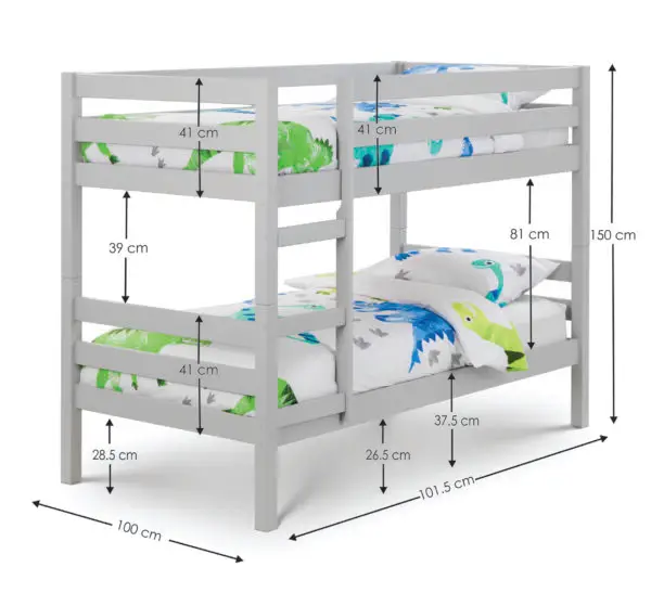 Camden Bunk Bed - Dove Grey - Image 4