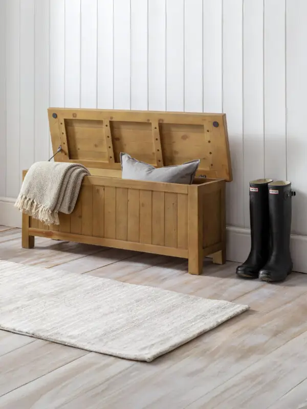 Aspen Storage Bench - Natural - Image 2
