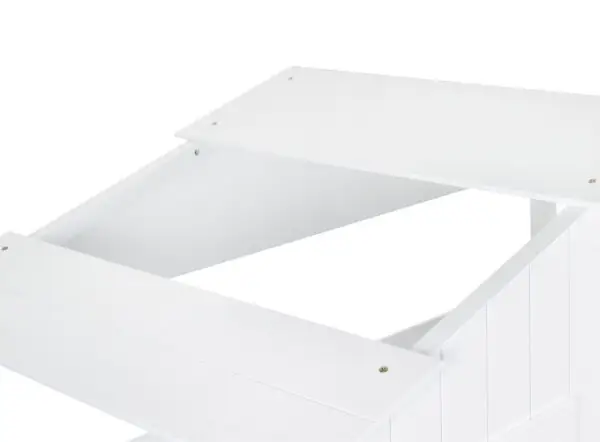 Acorn Treehouse Midsleeper & Storage Unit - White - Image 16