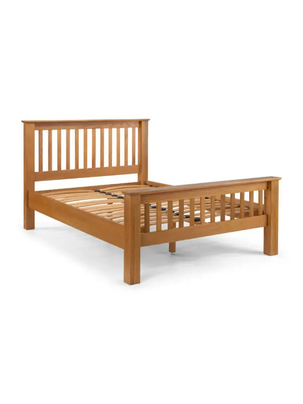 Amsterdam Oak High Footend 135cm Double Bed - Image 4