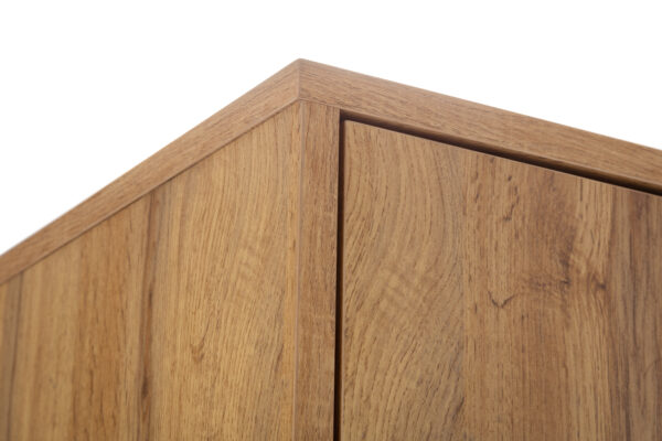 Bali 2 Door 1 Drawer Wardrobe - Light Oak - Image 6