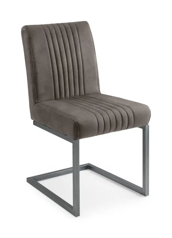 Set Of 2 Brooklyn Dining Chairs - Charcoal Grey - Image 2