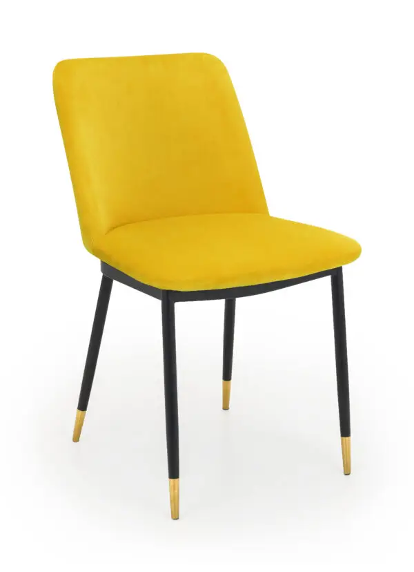 Set Of 2 Delaunay Dining Chairs - Mustard - Image 3