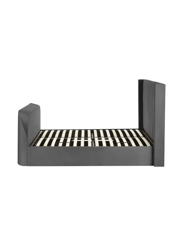 Clara Ottoman TV Bed 135cm - Dark Grey - Image 15
