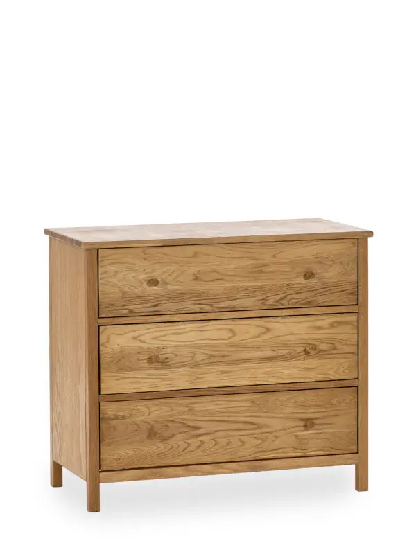 Coxmoor 3 Drawer Chest - Oak - Image 4