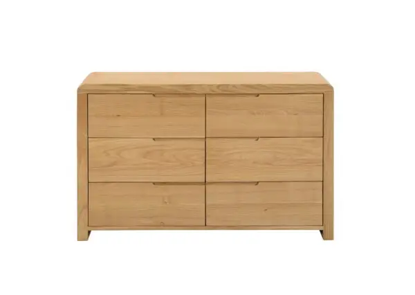 Curve 6 Drawer Wide Chest - Image 4