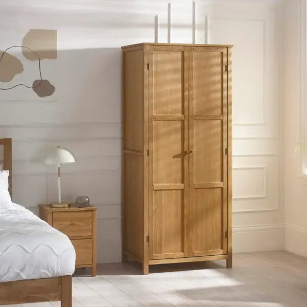 Coxmoor Wardrobe - Oak - Image 3