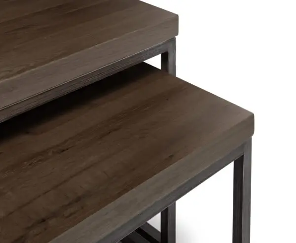 Brooklyn Nesting Coffee Tables - Dark Oak - Image 8