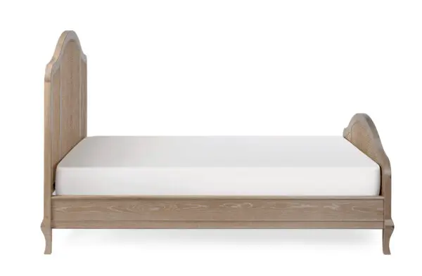 Fleur Rattan Bed 135cm - Light Oak - Image 4