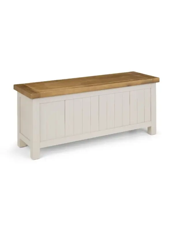 Aspen Storage Bench - Grey Wash - Image 3