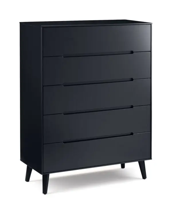 Alicia 5 Drawer Chest - Anthracite - Image 2