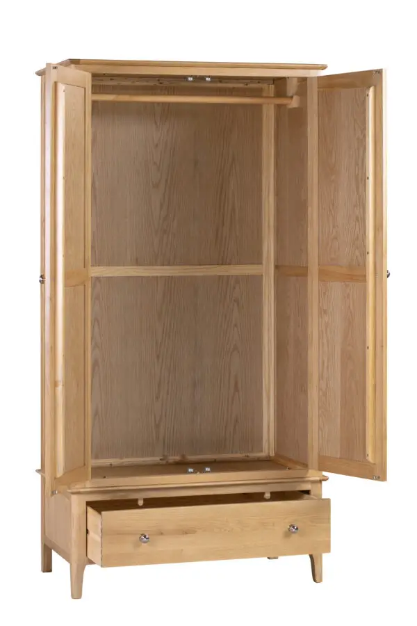 Cotswold 2 Door 1 Drawer Wardrobe - Image 3