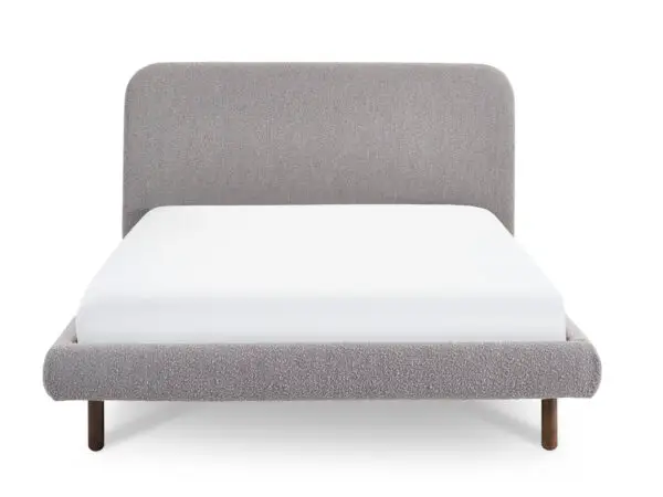 Hannah Double Bed 135Cm - Grey Boucle - Image 3