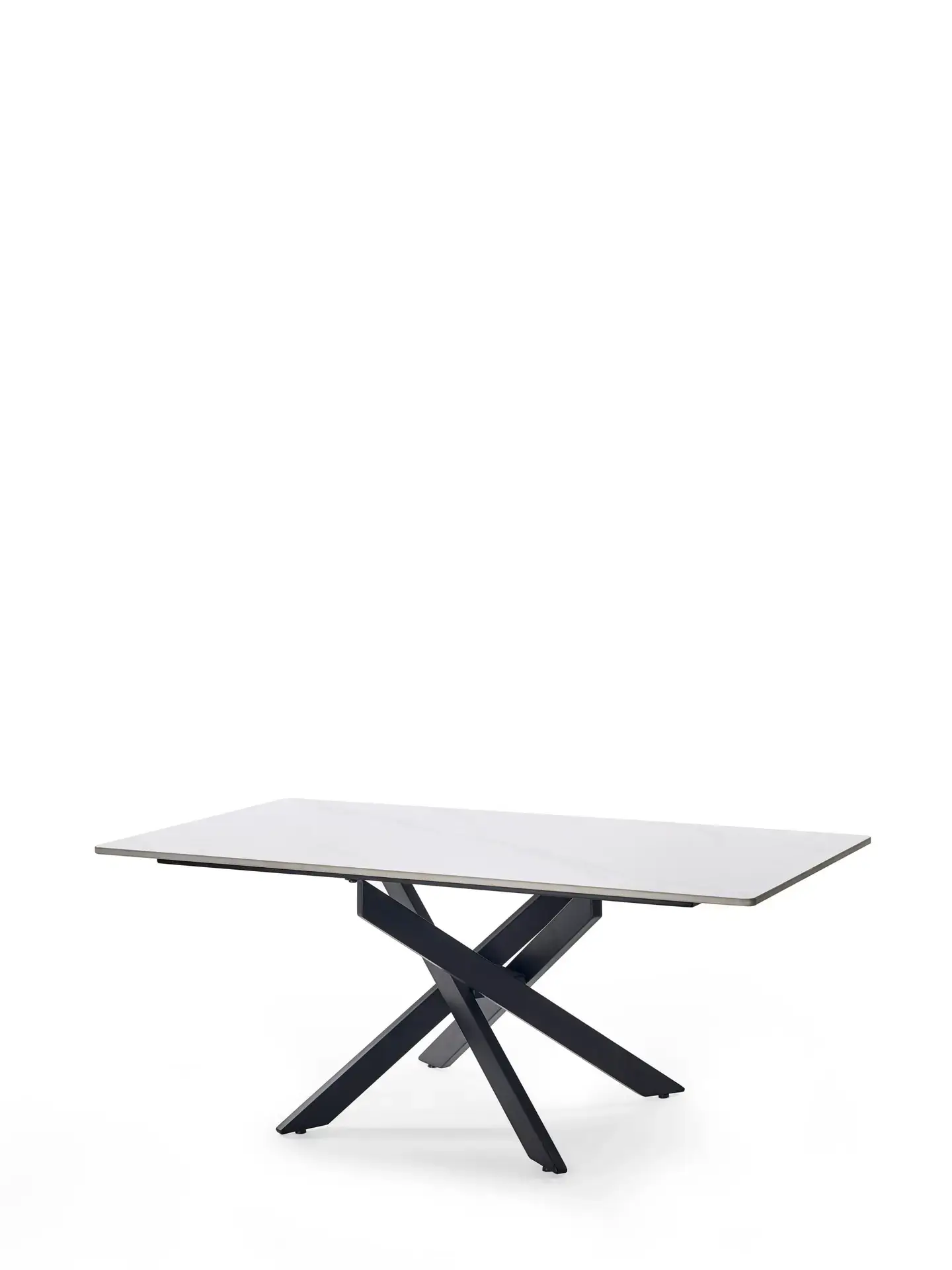 Bradley White Marble Coffee Table - Image 2