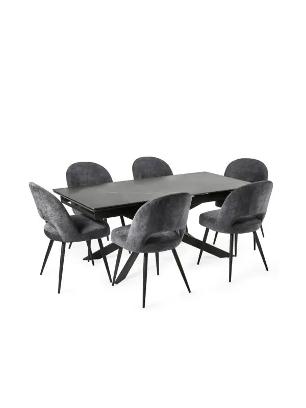 Set Of 2 Ella Dining Chairs - Onyx - Image 5