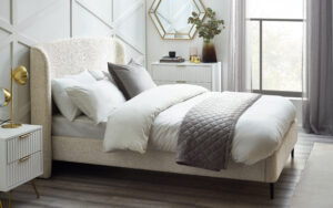Eden 150cm King Bed - Ivory