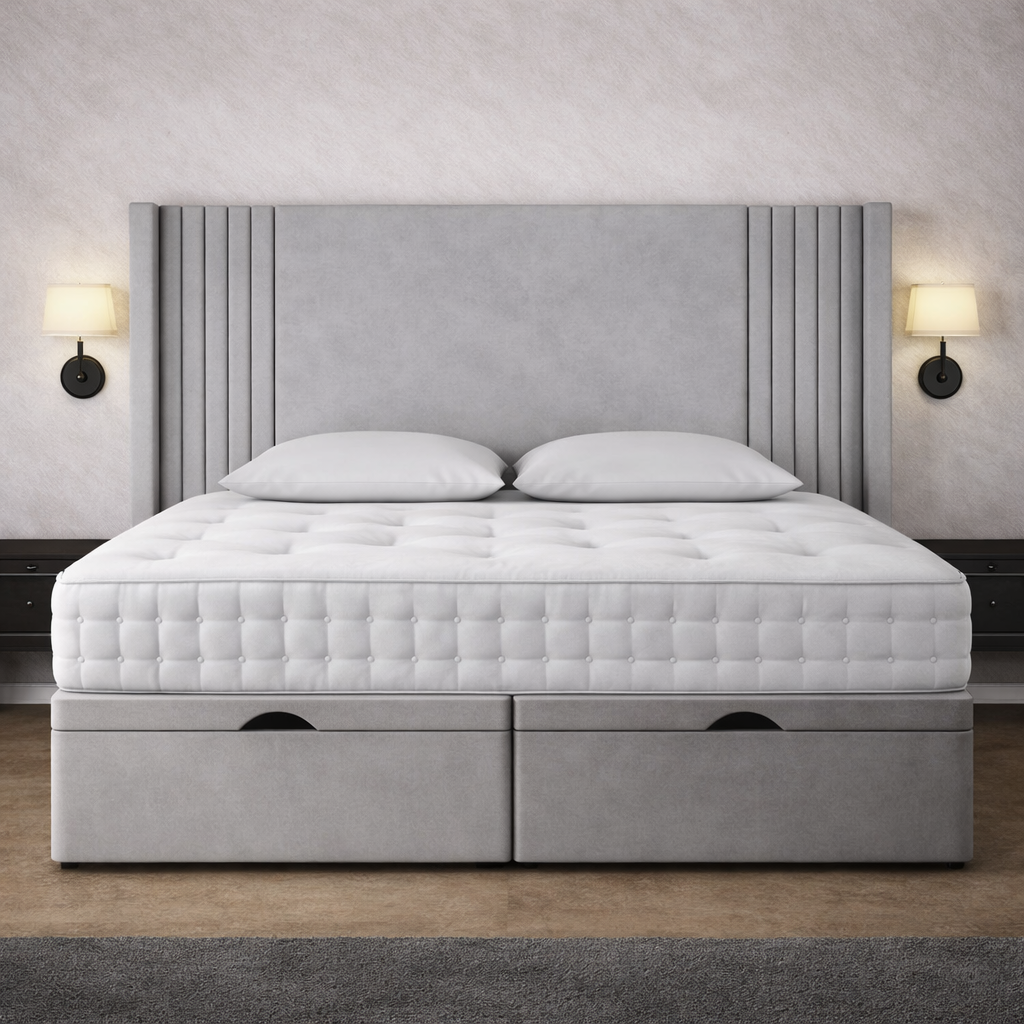 Oxford Winged Divan Ottoman Bed
