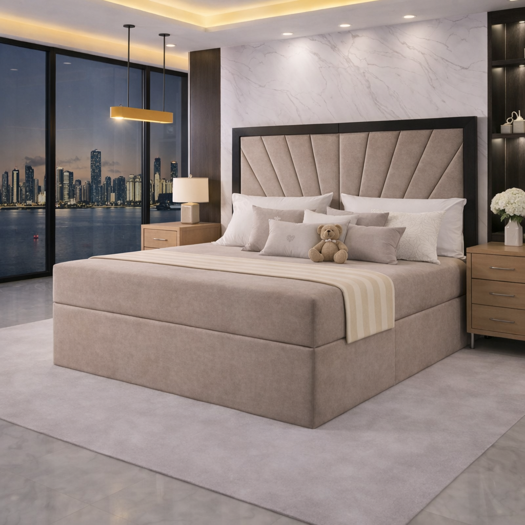 Mercer Contrast Border Divan Bed