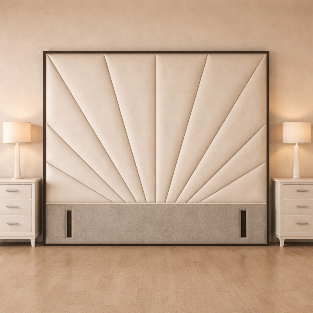 Mercer Headboard Contrast Piping
