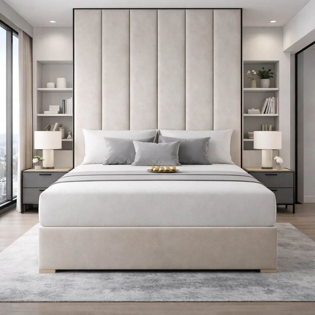 Serena Contrast piping Divan Bed